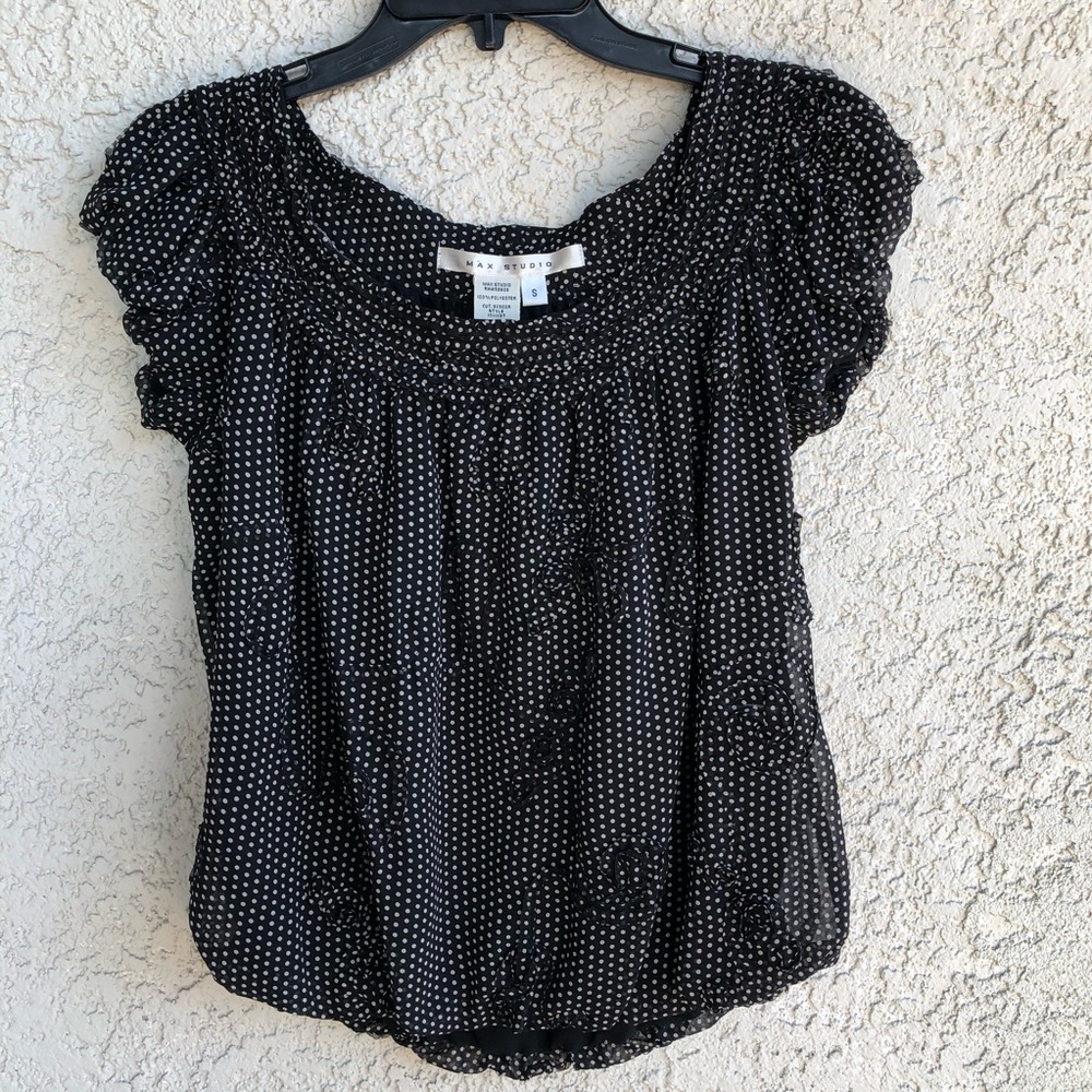 Polka dot blouse